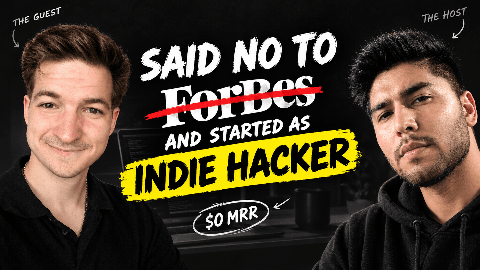# He Said No to Forbes. Now He Is Teaching Himself to Build a SaaS.