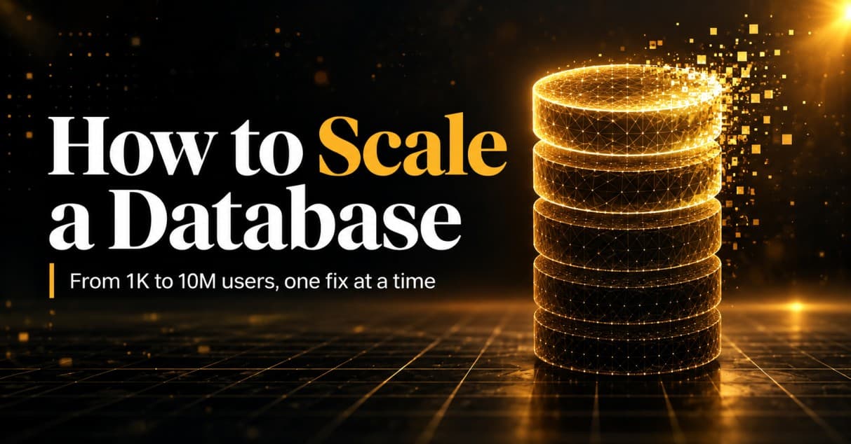 How to Scale a Database: From 1K to 10M Users (2026)