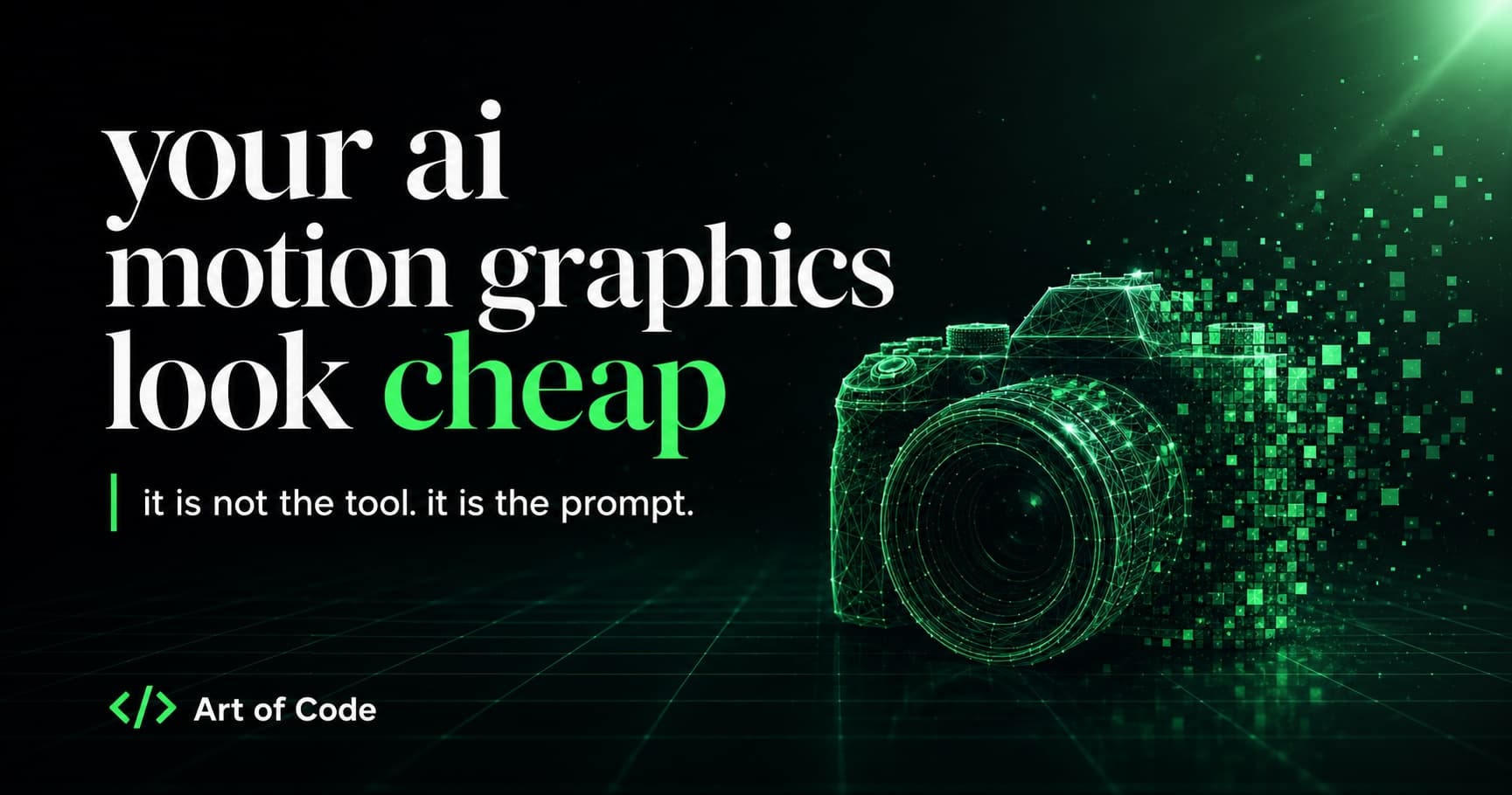 AI Motion Graphics Prompts That Actually Work (2026)
