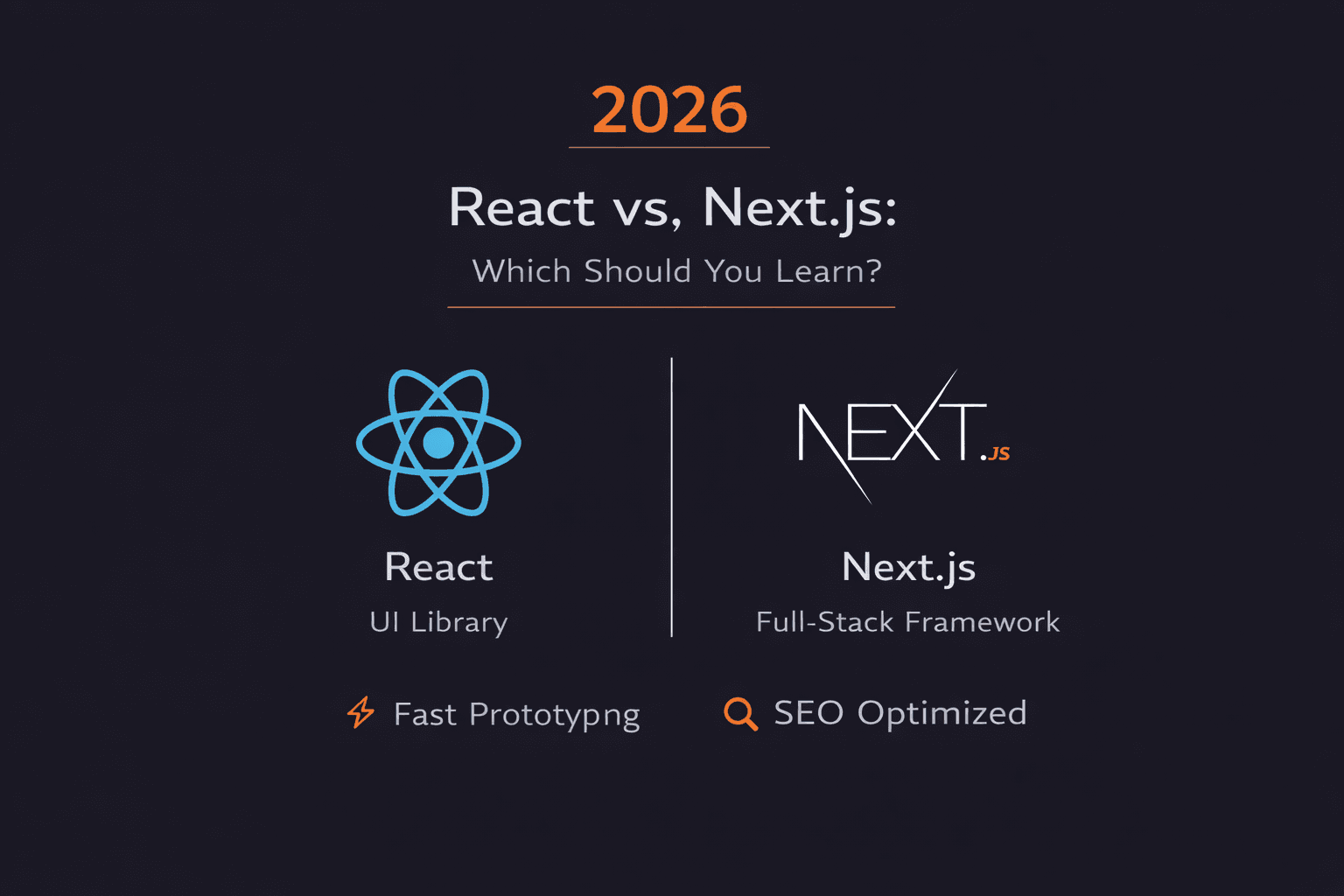 React vs Next.js: What's the Difference and Which Should You Use in 2026?